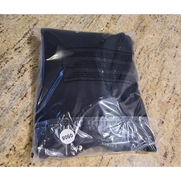 Lauren Ralph Lauren Size M Vintage Black Cashmere Wool Angora Cardigan Beaded - Picture 12 of 12